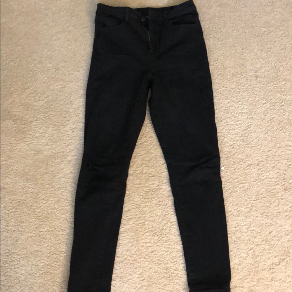 American eagle black jeggings